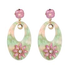 Серьги с цветком арт.ФУ-10929