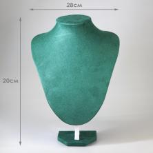 Бюст 28*20см ФУ-12076 зеленый