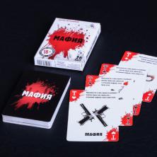 Игра настольная "Мафия" 36карт 6*9см арт.123027