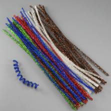 Проволока шенил металлик"Ассорти №5" 0,6*30см (50шт)