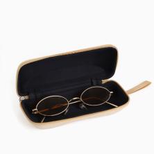 Футляр для очков иск.кожа 16*6*7см арт.10663542 бежевый