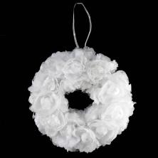 Аксессуар свадебное кольцо белое d-33см арт.215/01-00