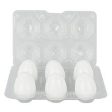 Заготовка пластик "Яйцо" 16*11*4,5см арт.9623081 белый (6шт)