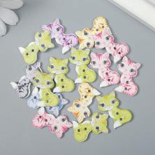 Набор пуговиц дерево 30*20мм арт.5465373 