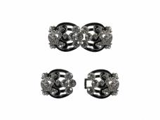 Застежка 50*22мм со стразами арт.A-410