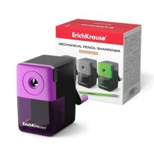 Точилка с контейнером и с механизмом крепления к столу арт.1013728 фиолетовый (1отверстие d-8мм)