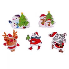 Декор дерево "Новый год" 3,25см арт.7575473 (12шт)