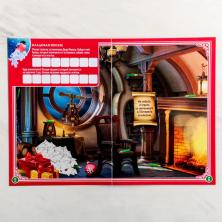 Книга-игра "Квест фабрика Деда Мороза" 21*15см арт.4299754