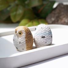 Миниатюра полистоун "Сова" 26*30мм арт.SF-8049
