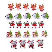 Декор дерево "Новый год" 3,25см арт.7575473 (12шт)