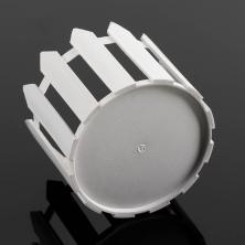 Кашпо пластик "Заборчик" 11*9*11см арт.4615930 белый