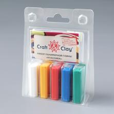 Набор полимерной глины 5цв*20гр "Craft&Clay" арт.CCL