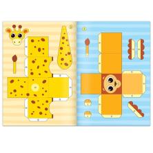 Книга-вырезалка "Зверята" 21*29см арт.5300386 (20стр.)