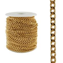 Цепь металл 6,5*4*1мм арт.B-112SF золото