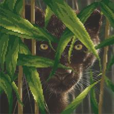 Г-033 "Пантера" Рисунок на ткани "М.П.Студия" 35*40см