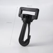 Карабин пластиковый 26*64мм арт.GHB003 черный