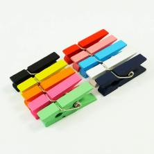 Прищепки 35*7мм арт.5132581 ассорти (10шт)