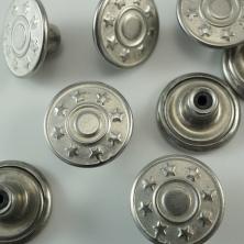 Пугов. джинс. 17мм серебро