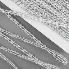 Тесьма металлизированная  6мм арт.SF-2966 серебро