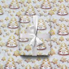 Бумага глянцевая 100*70см "Все исполнит Новый год" арт.3685832