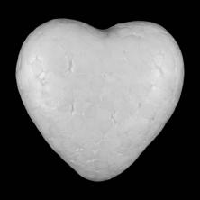 Заготовка из пенопласта "Сердце" 4,5*4,5*2,2см арт.ФУ-10535