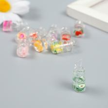 Подвеска акрил "Лимонад" 11*11*25мм арт.9233540 ассорти