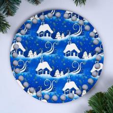 Заготовка для вязаной сумки дерево круг 