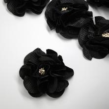 Украшение пришивное "Цветы" 85мм арт.A-2090