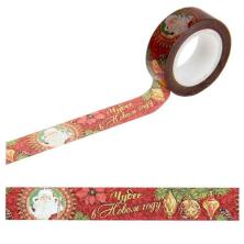 Скотч декоративный "Дед Мороз" 15мм*10м арт.1135693