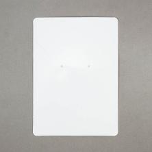 Дисплей картон для комплекта бижутерии 12,5*9см белый