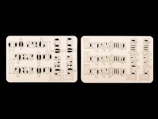 Чипборд "Первые фото, погремушка" набор ассорти