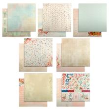 Бумага 30,5*30,5см "Давным-давно" 190гр/м арт.PSR-K (7листов)