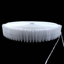 Тесьма шторная  х/б 40мм "гармошка" 2 нити арт.401 (от 1м)