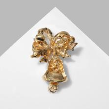 Брошь "Колокольчик" 25*40мм арт.1035000 золото