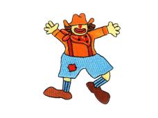 Термоаппликация "Клоун танцующий" 85*70мм арт.AF-13T68