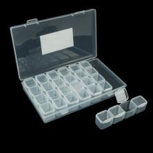 Контейнер 7органазеров по 4ячейки 17,5*10,5*2,6см арт.5053064 микс