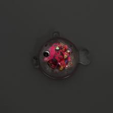 Подвеска акрил светится в темноте "Рыбка" 30*26*10мм арт.10715286 микс