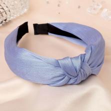 Ободок пластик/текстиль 30мм "Престиж" арт.5144521 голубой