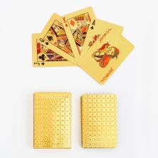 Карты игральные "Покерные" 54карты 9*6см пластик арт.596240