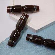 Пуговица шубная арт.A-13/1 60мм  коричневый