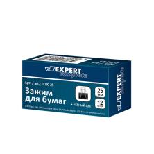 Зажим для бумаги 25мм арт.ECBC-25 черный (12шт)