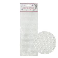 Полубусины клеевые   6мм арт.ФУ-10480 белый (504шт)