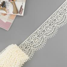 Кружево гипюр  60мм арт.TBY.2502 кремовый