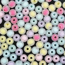 Бусины акрил  8мм арт.SF-7282 186-161 ассорти (250гр)