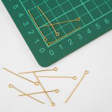 Штифт "Петля" 35мм арт.ФУ-11828 золото (375±8шт)