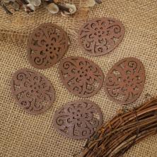 Декор дерево "Узор" 39*50мм арт.Z-21 (5шт)