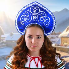 Кокошник атласный 