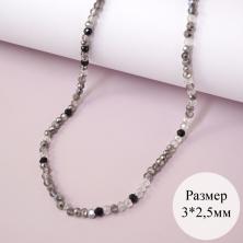 Бусины стекло на нити 