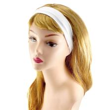 Повязка для волос трикотаж 7см арт.ФУ-4685 белый