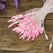 Тычинки 6см d-3мм арт.TIC/NSM-4 розовый (85шт)